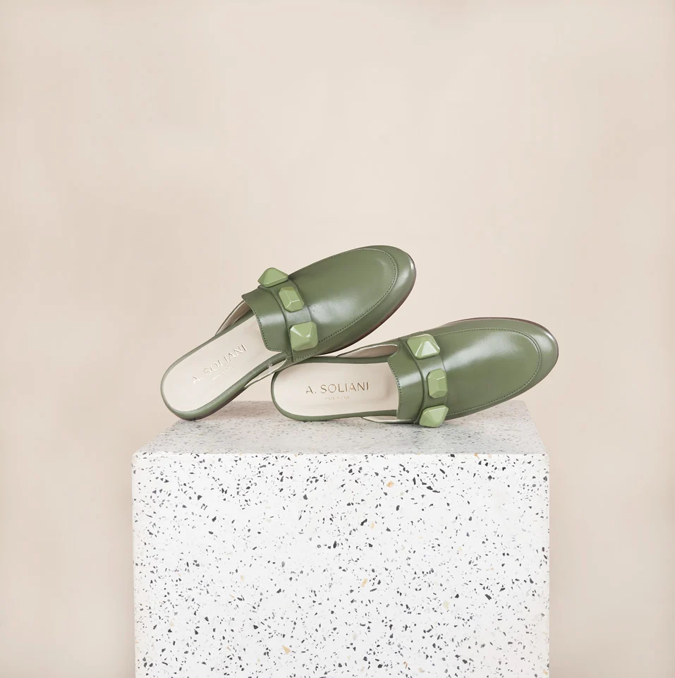 Alba Studded - Sage - Image 3