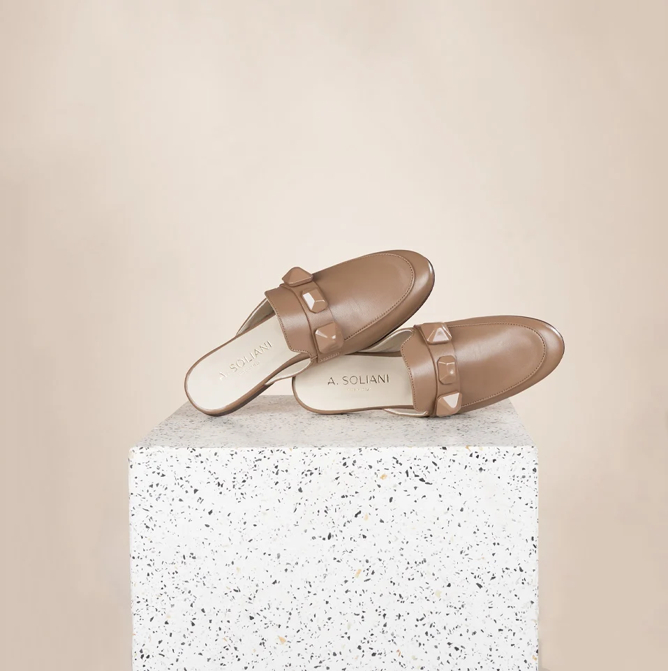 Alba Studded - Taupe - Image 2