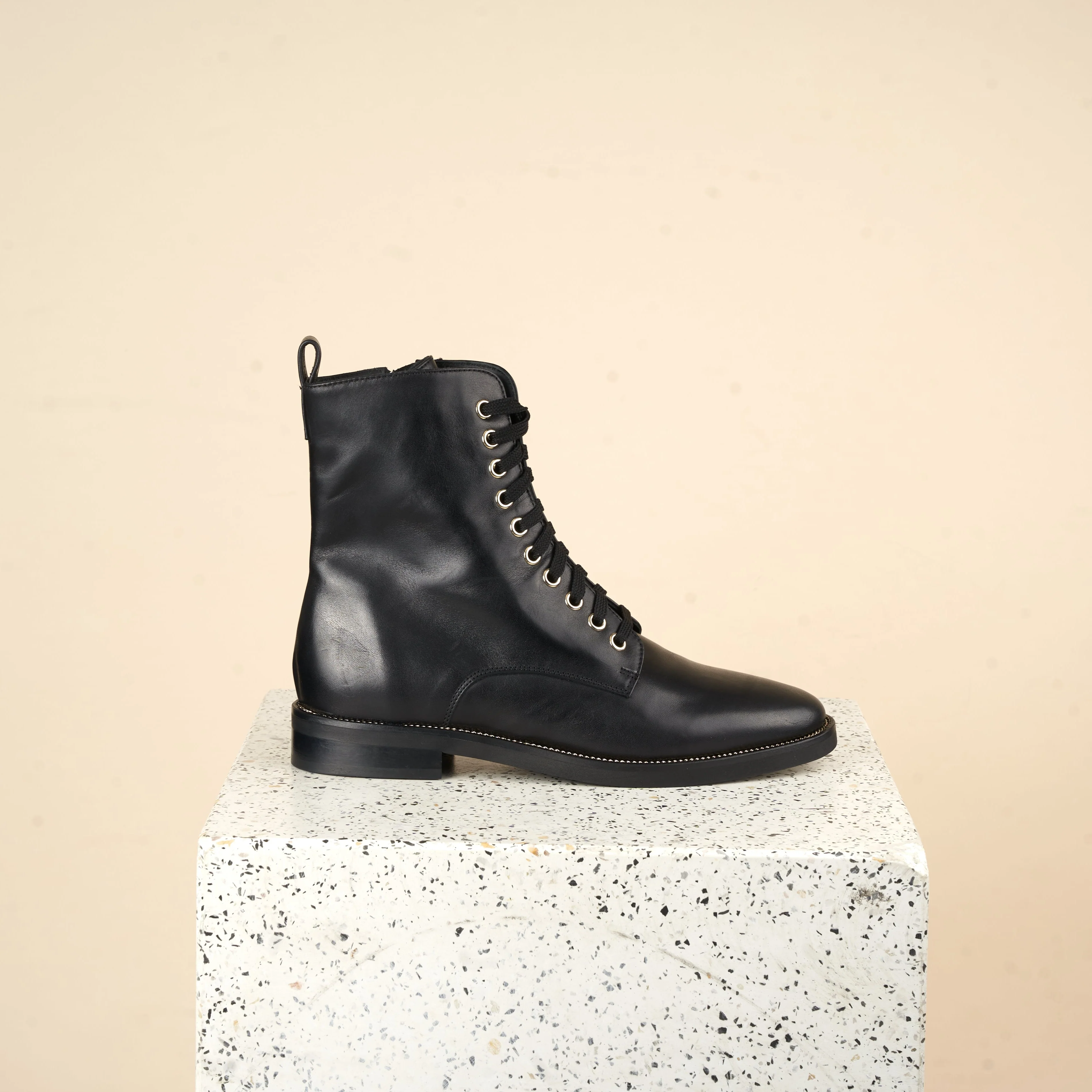 Asti Due - Black Leather - Image 5