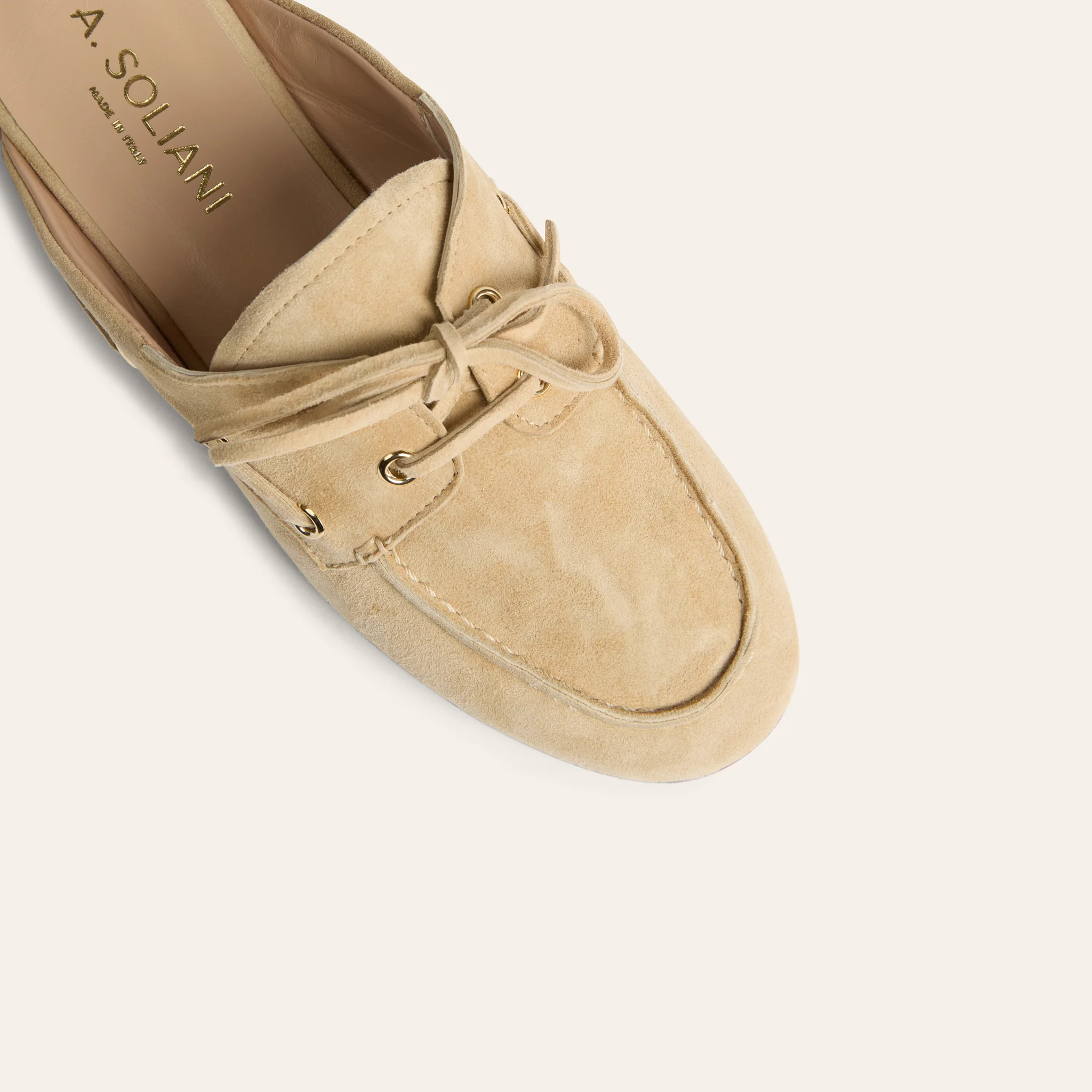 Barca Slide - Sand Suede - Image 7