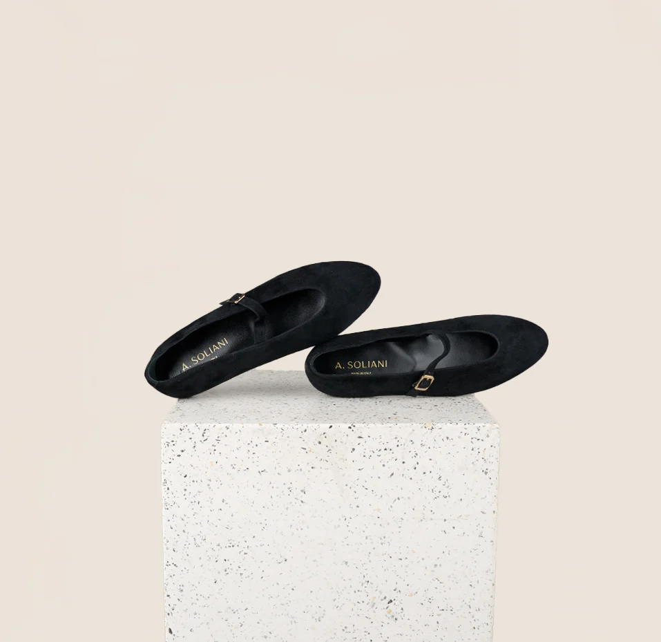 Bari - Black Suede - Image 2