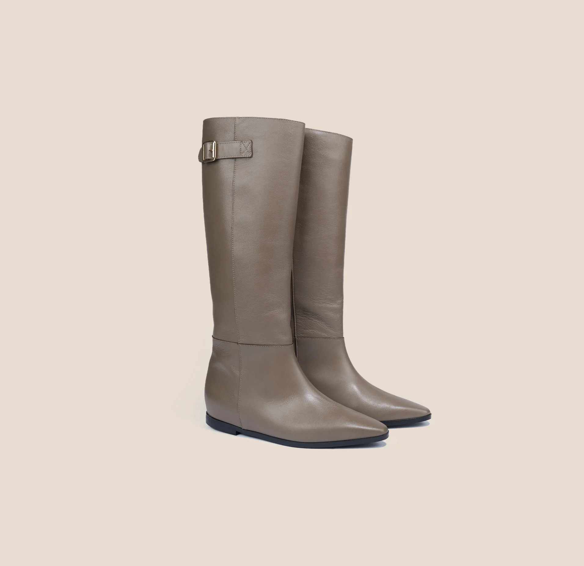 Bergamo Taupe Leather - Image 2