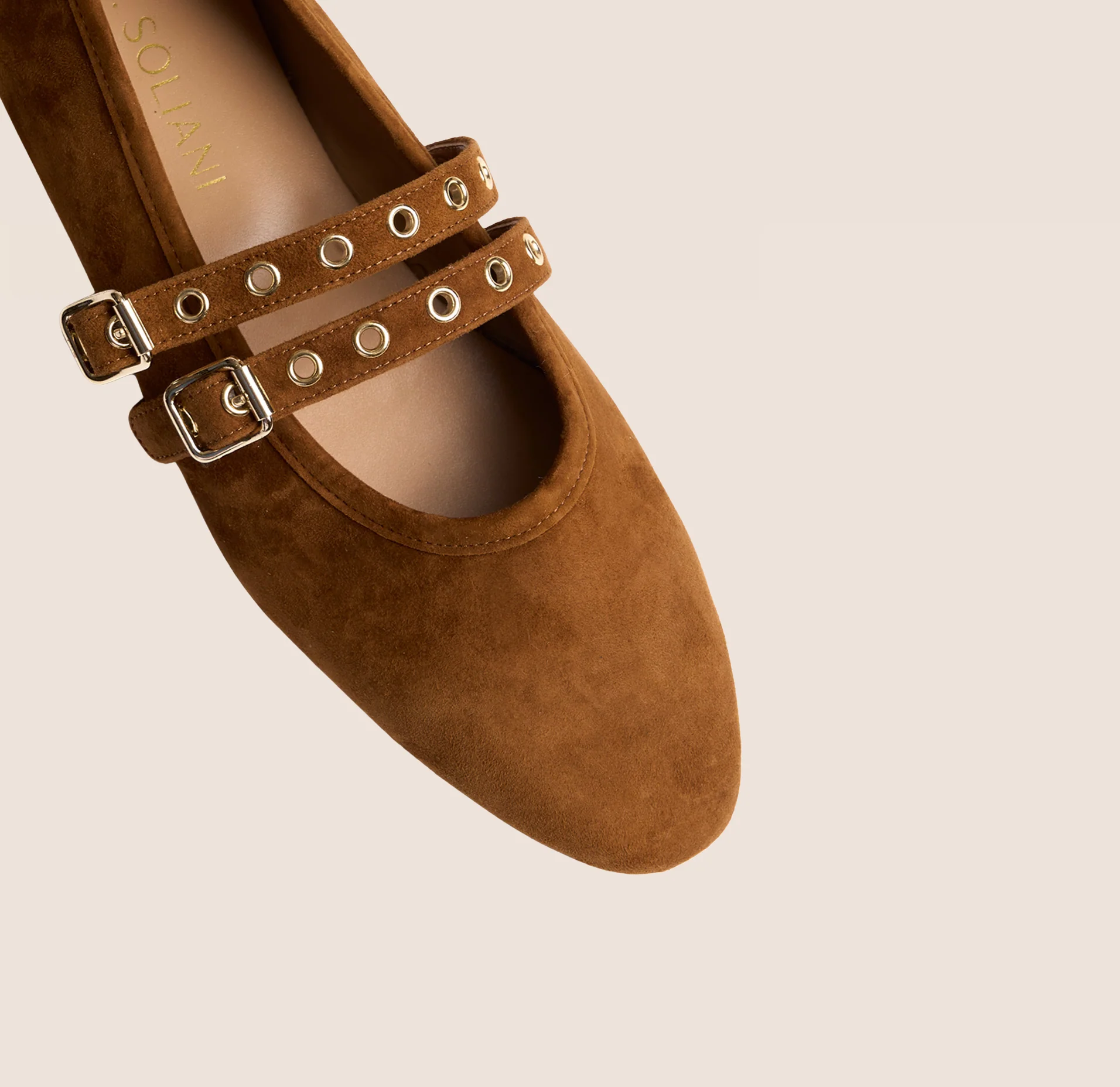 Como 2 Buckle - Amaretto Suede - Image 3