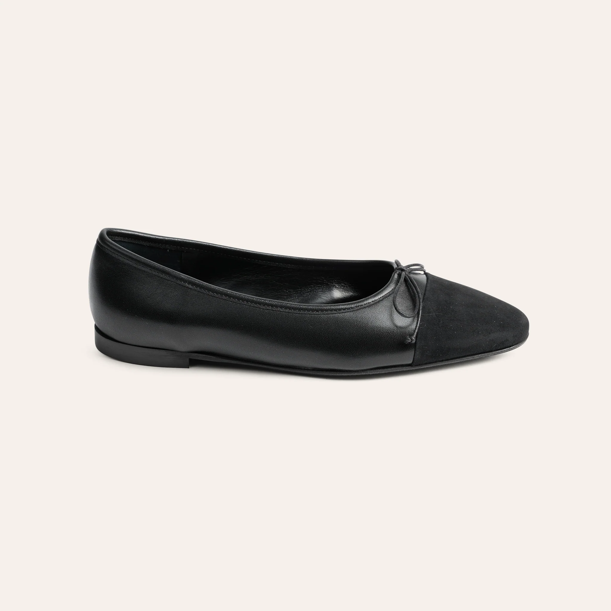 Como - Black Leather/Suede - Image 3