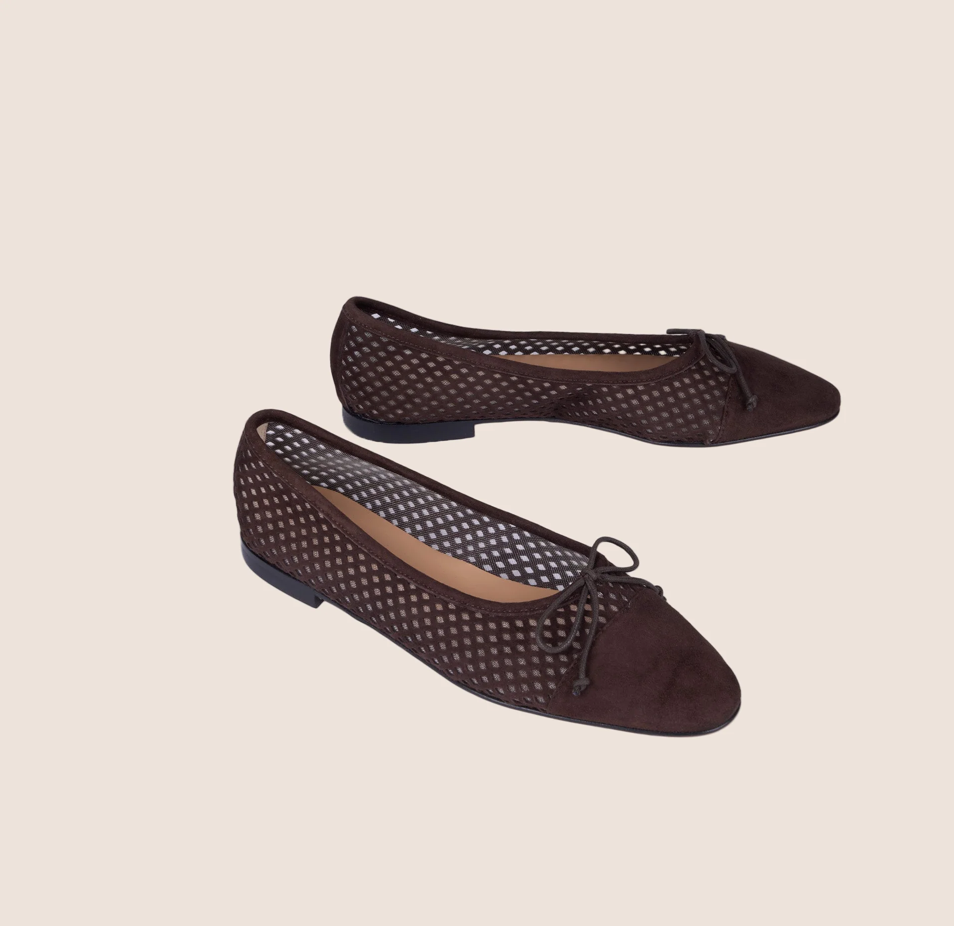 Como - Perforated Chocolate Suede