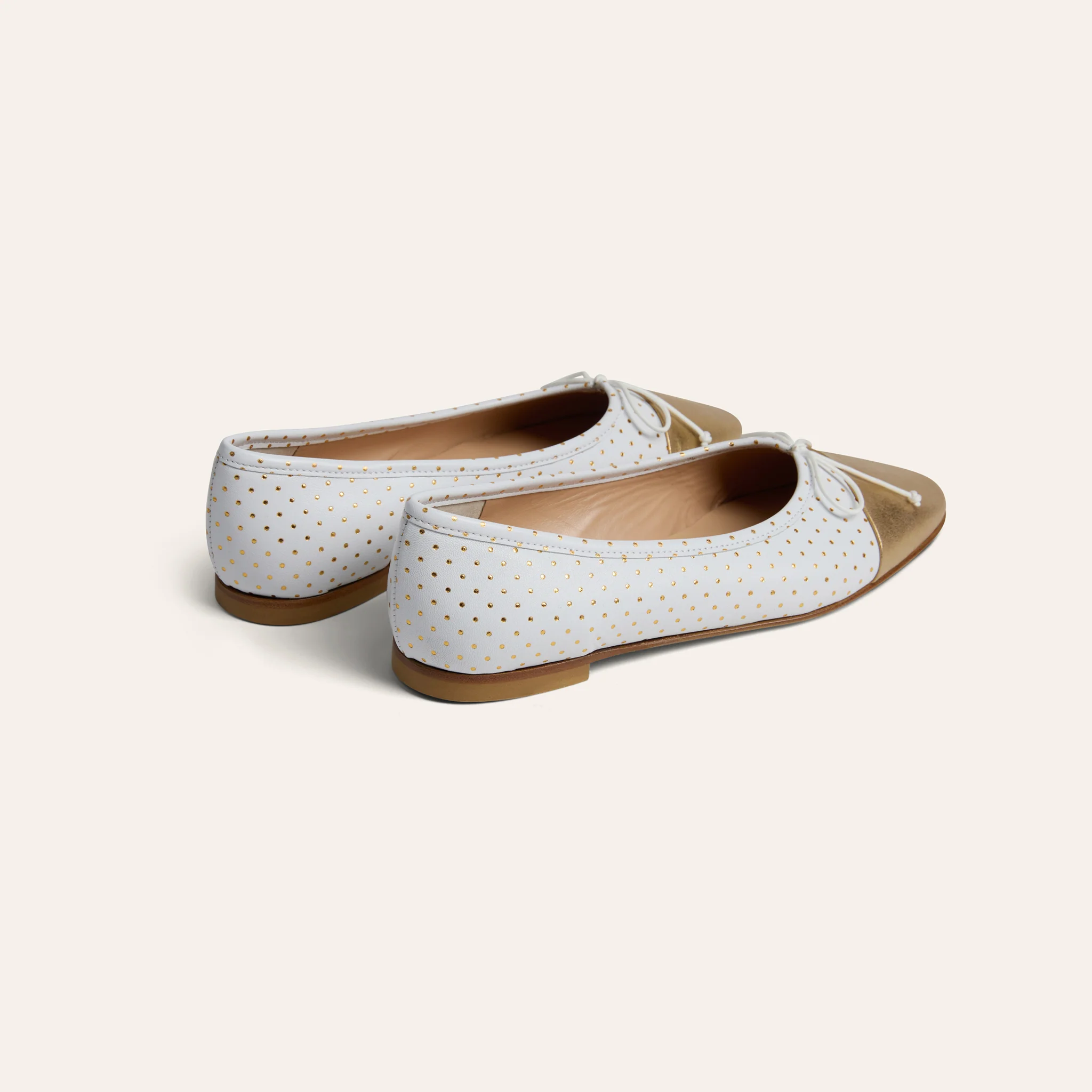 Como - White Dotted/Gold - Image 4