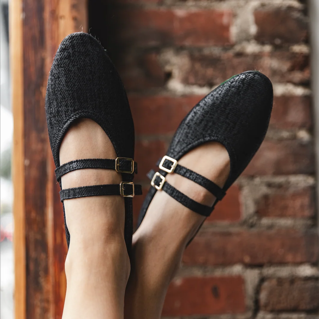 Cori 2 Buckle - Black Twill - Image 2