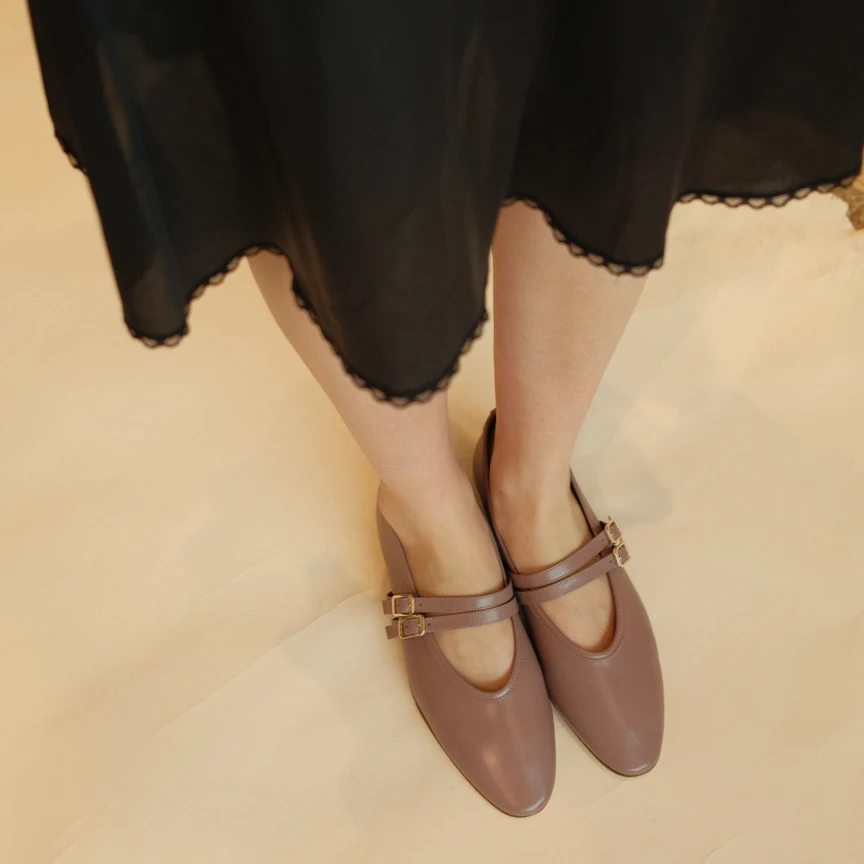 Cori 2 Buckle - Mauve - Image 2