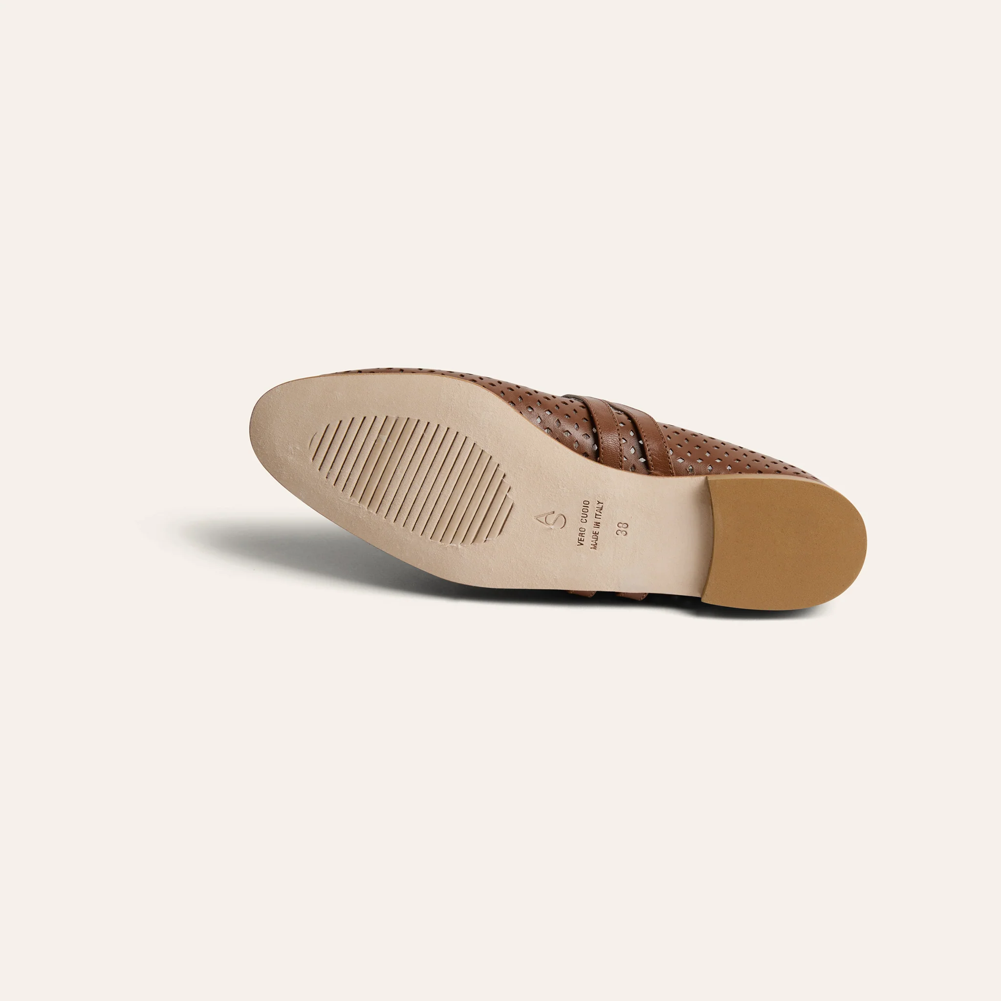 Cori 2 Buckle - Perforated Cognac - Image 5