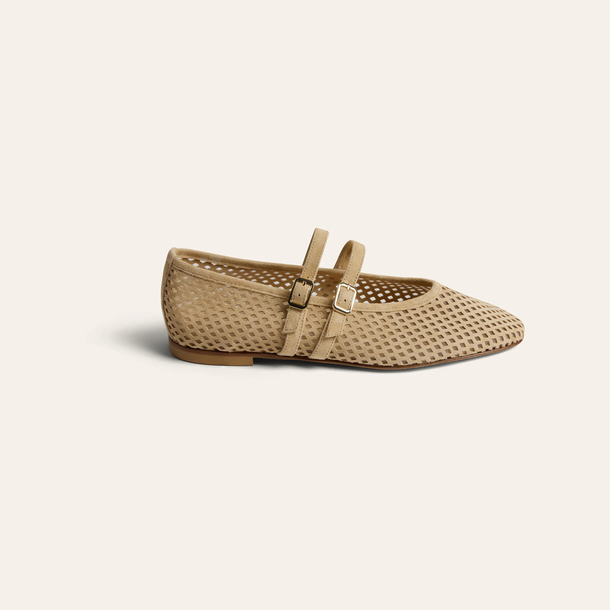 Cori 2 Buckle - Perforated Sand Suede - Image 4