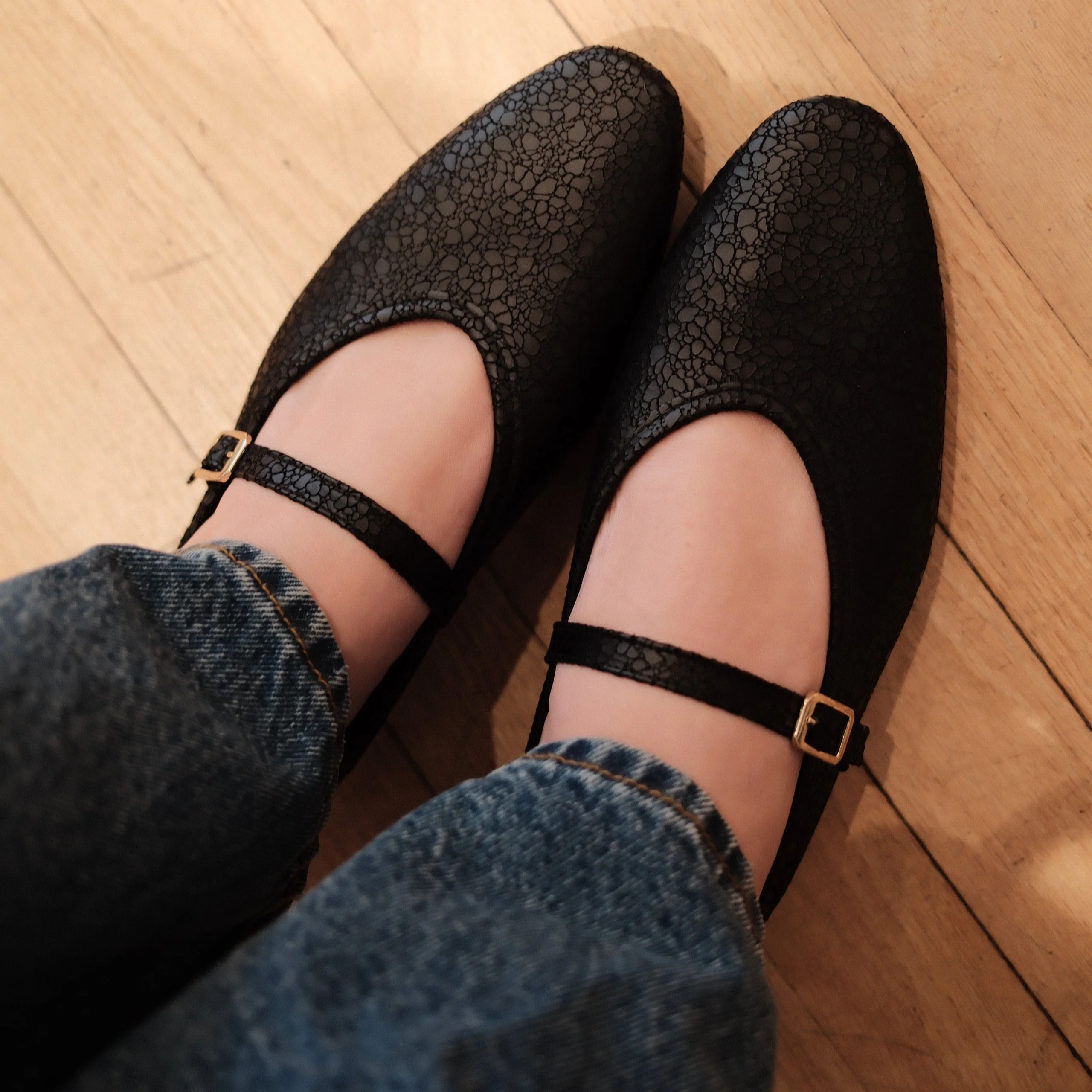 Cori - Croc Black - Image 2
