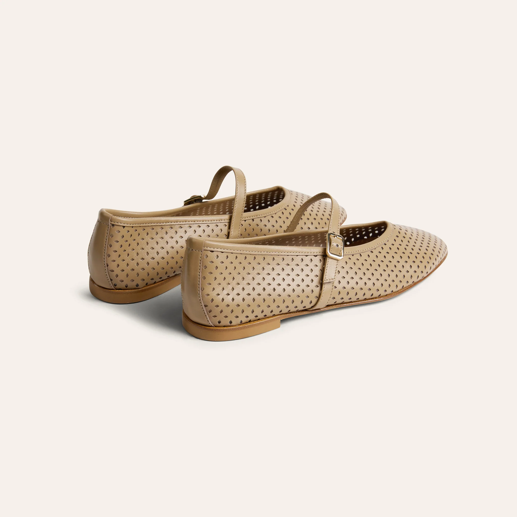 Cori - Perforated Light Taupe - Image 5