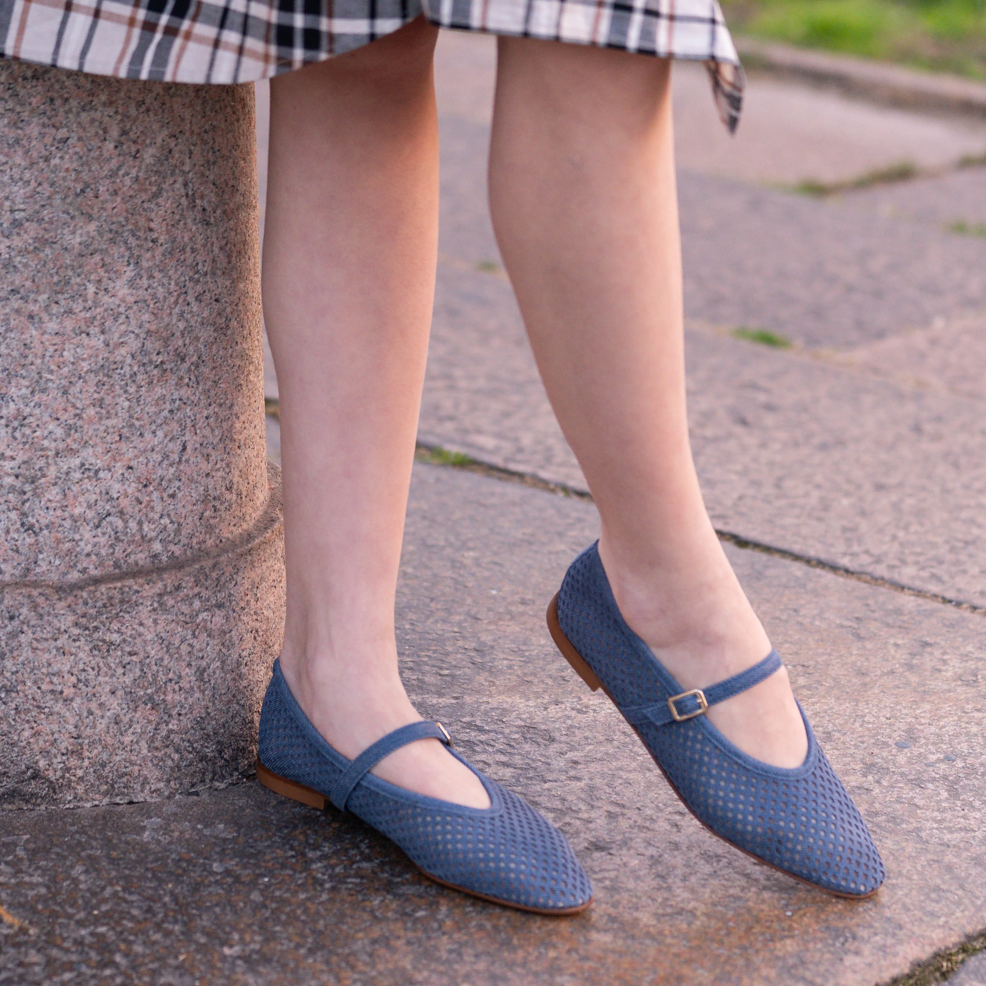 Cori - Perforated Dark Denim - Image 3