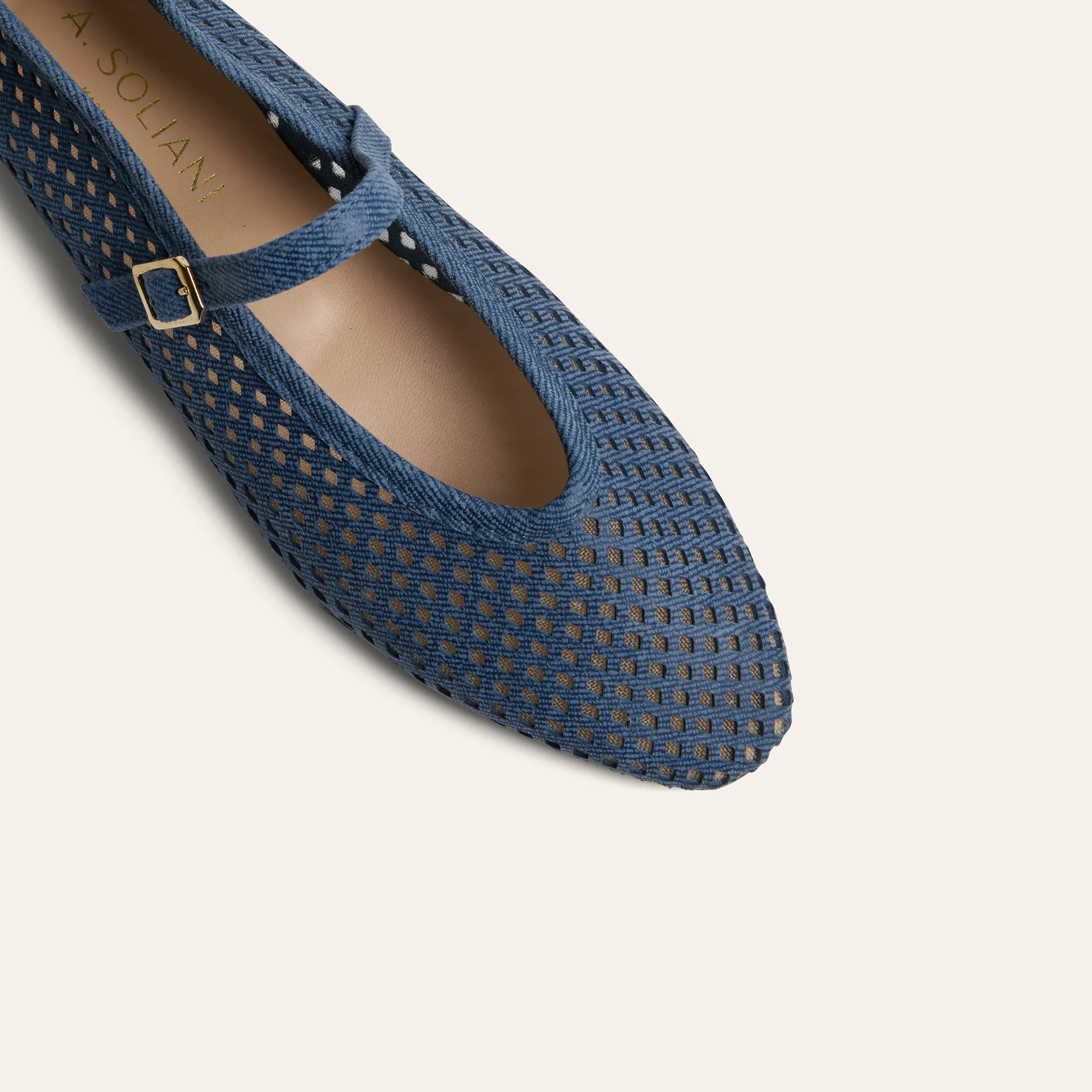 Cori - Perforated Dark Denim - Image 7