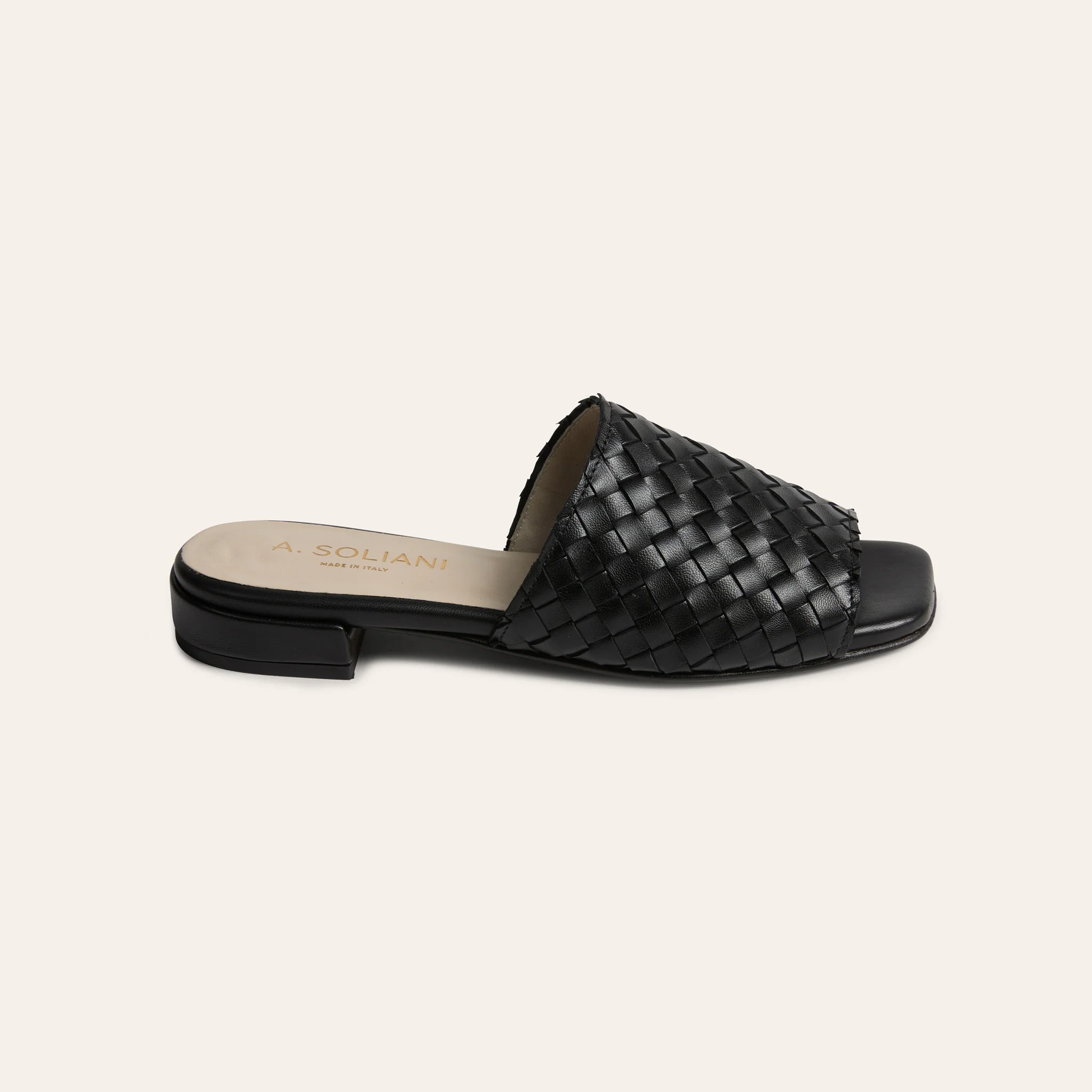 Fiore - Woven Leather Black - Image 3