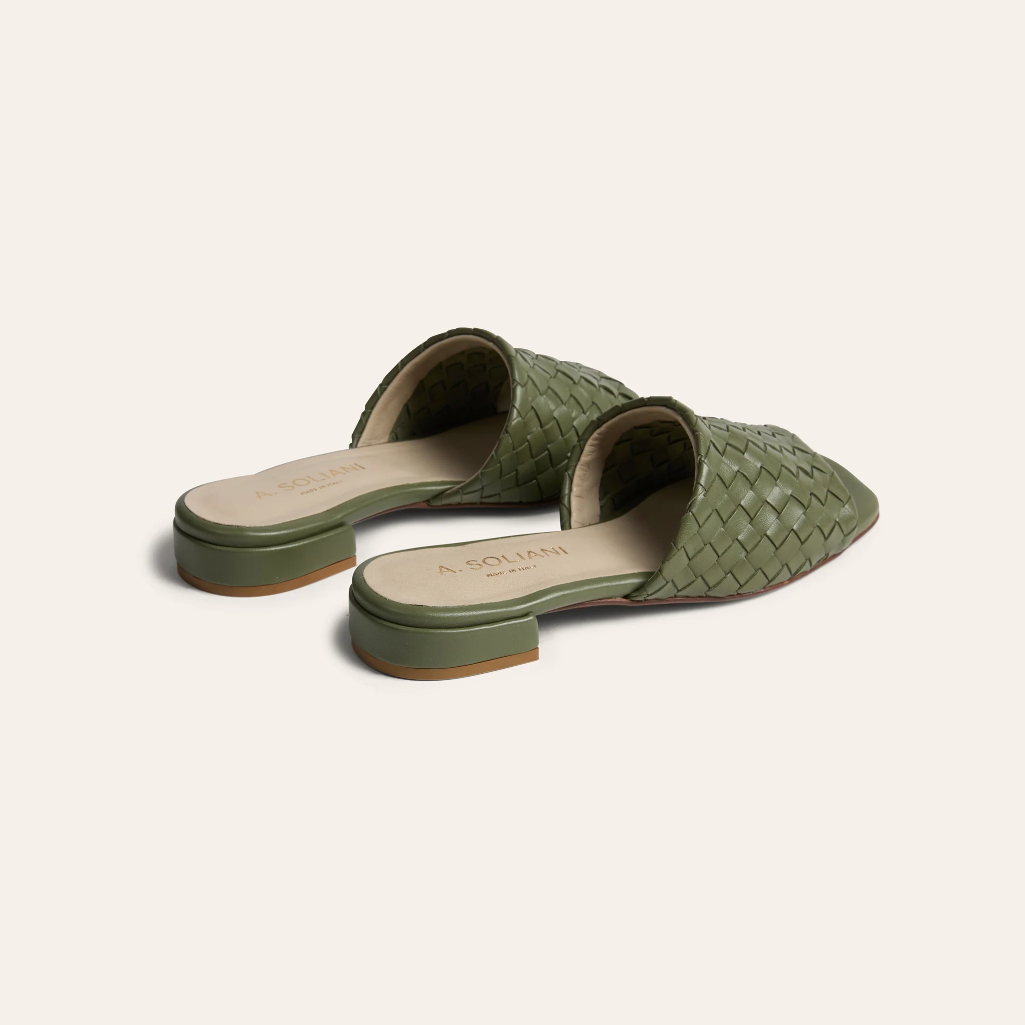 Fiore - Woven Leather Sage - Image 3
