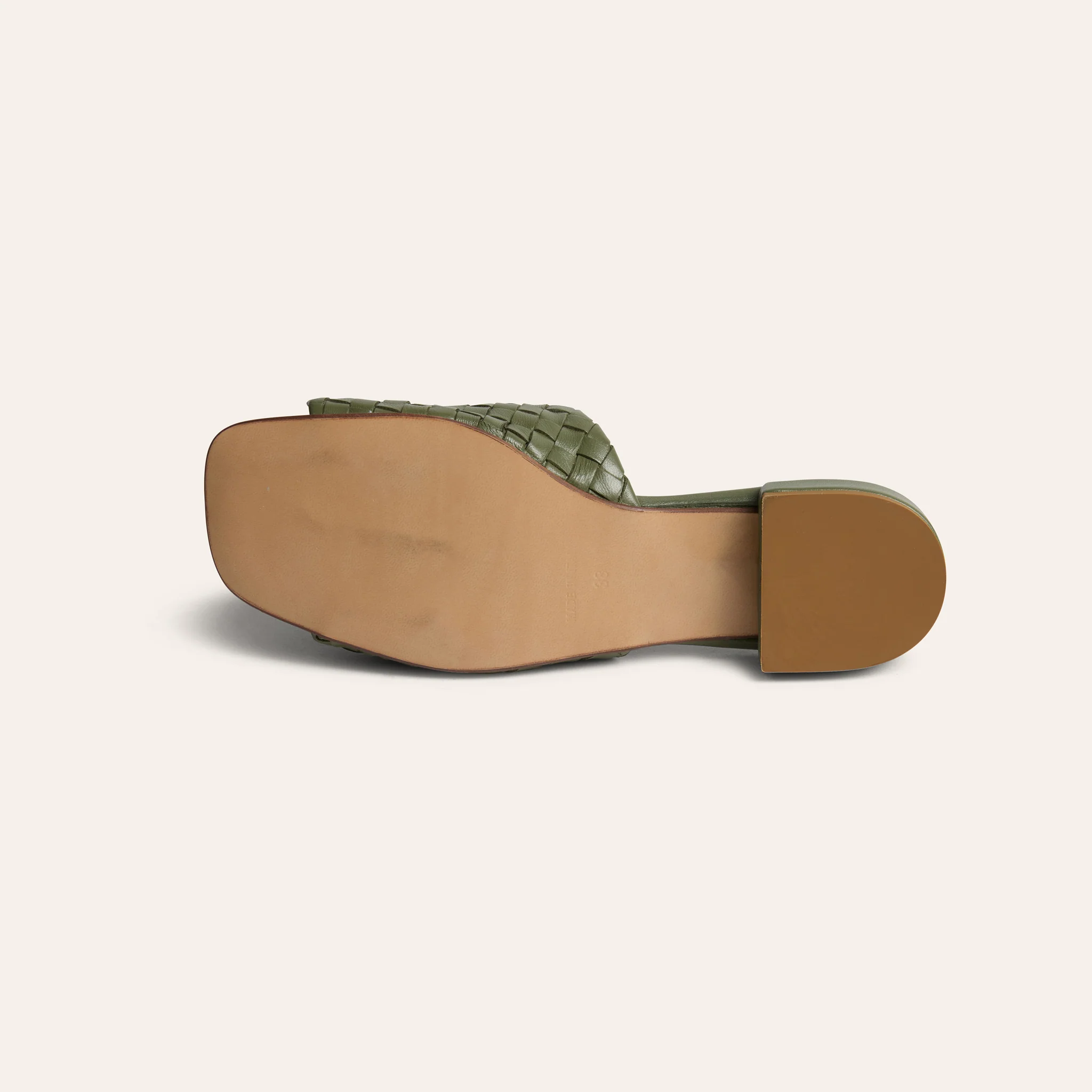 Fiore - Woven Leather Sage - Image 4