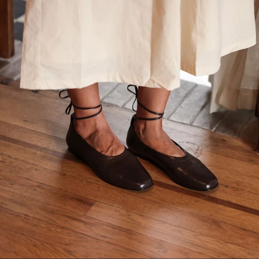 Imola - Chocolate Leather (Removable Ties) - Image 3