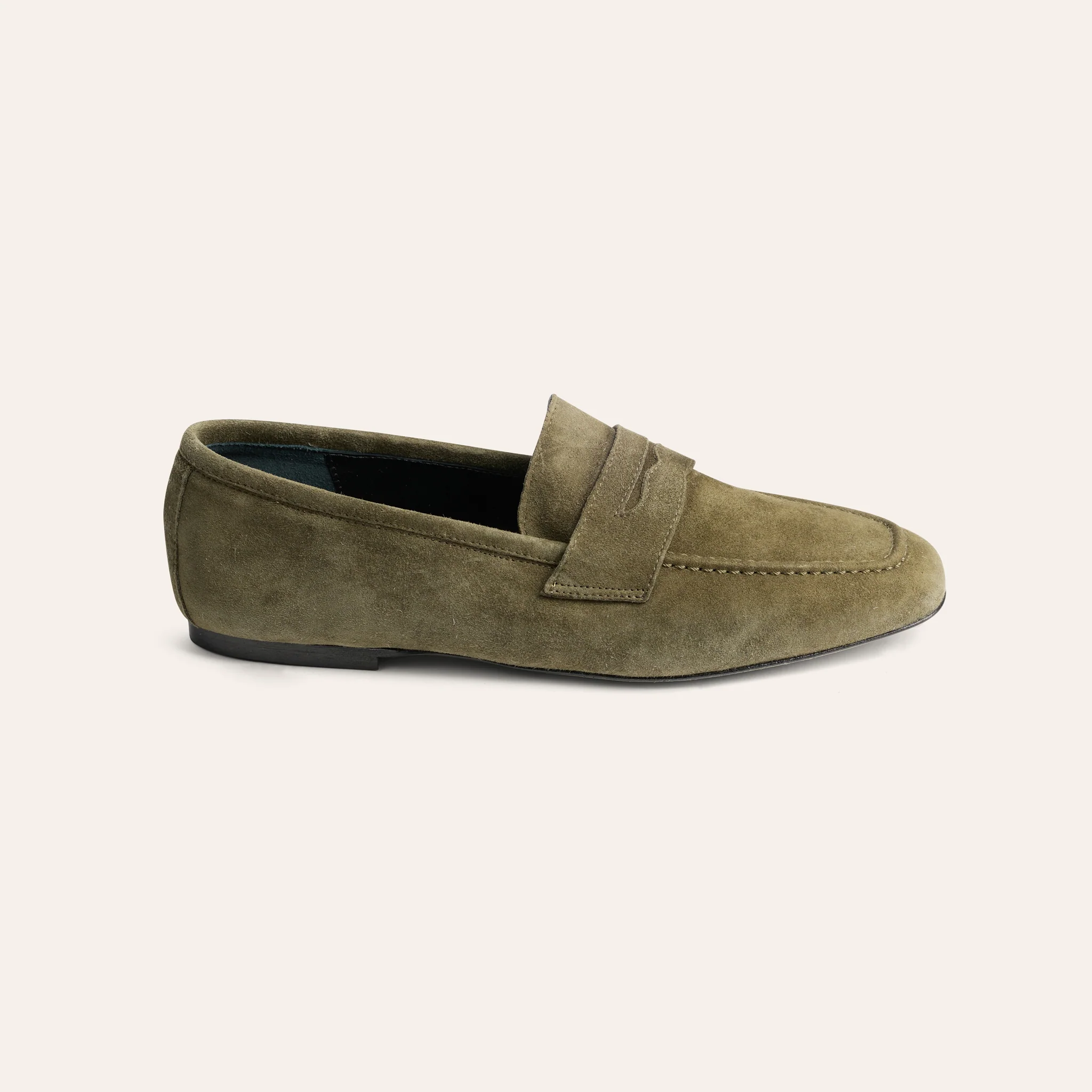 Lodi Due - Army Green Suede - Image 3