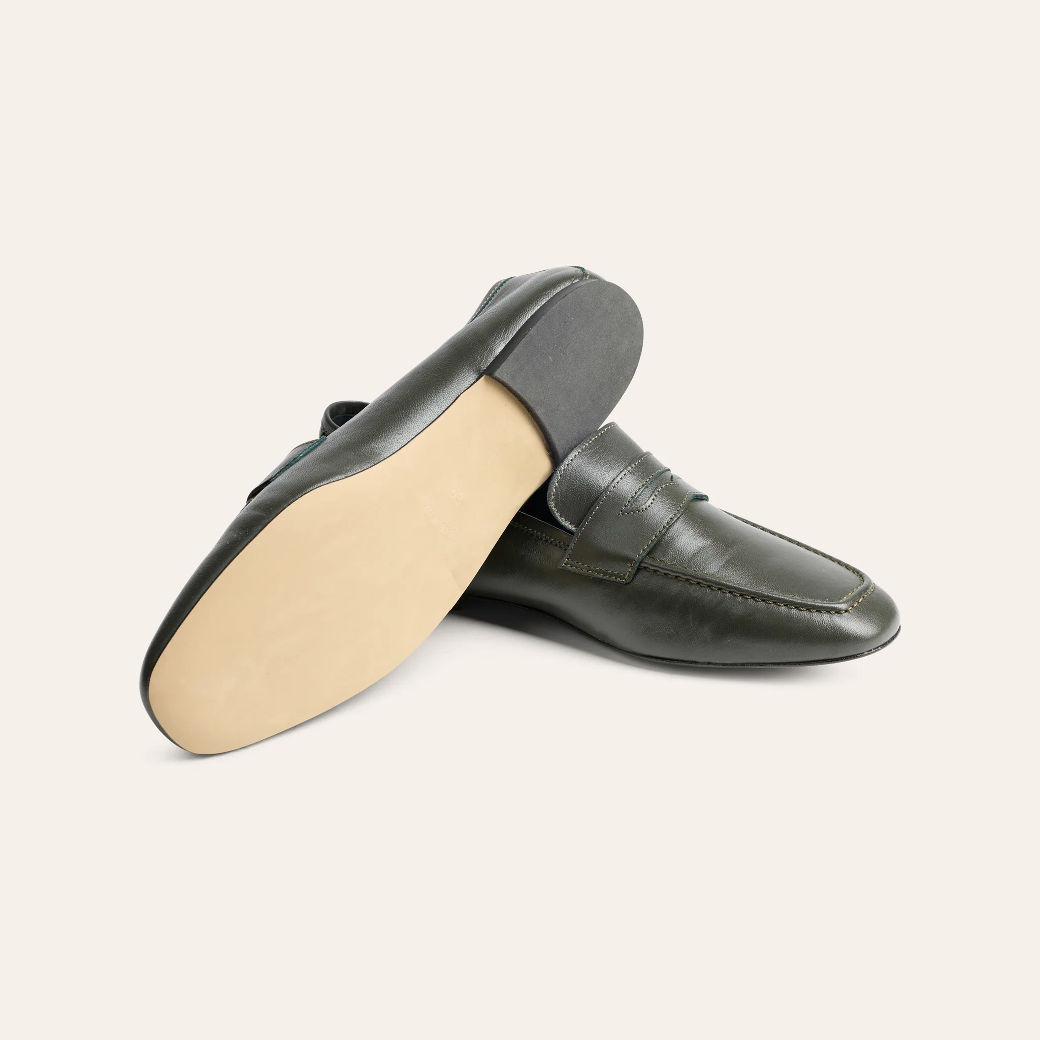 Lodi Due - Olive Leather - Image 5