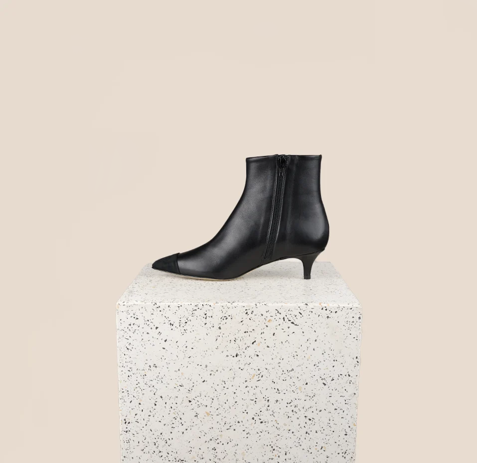 Mantova - Black Leather/ Black Suede - Image 3