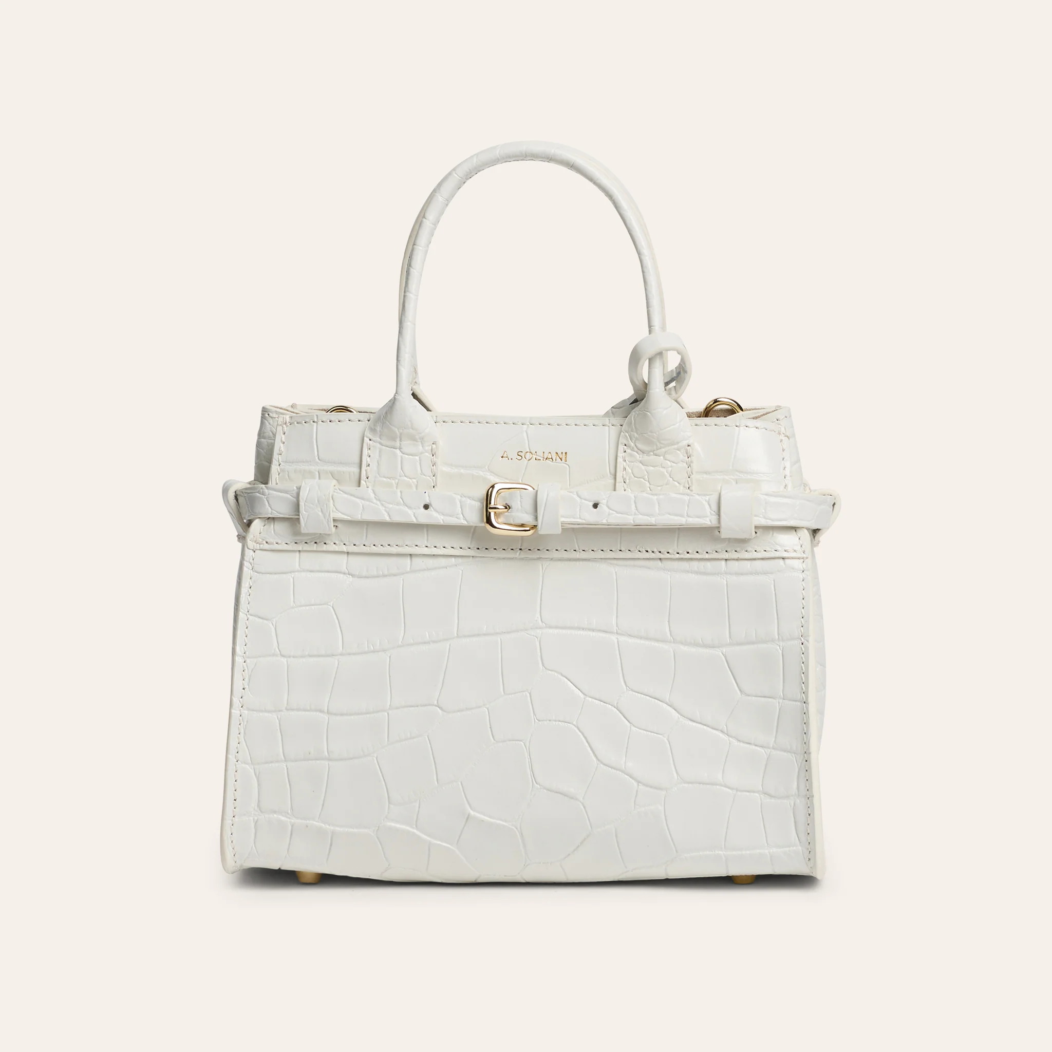 Mini Brera - Ivory Croc