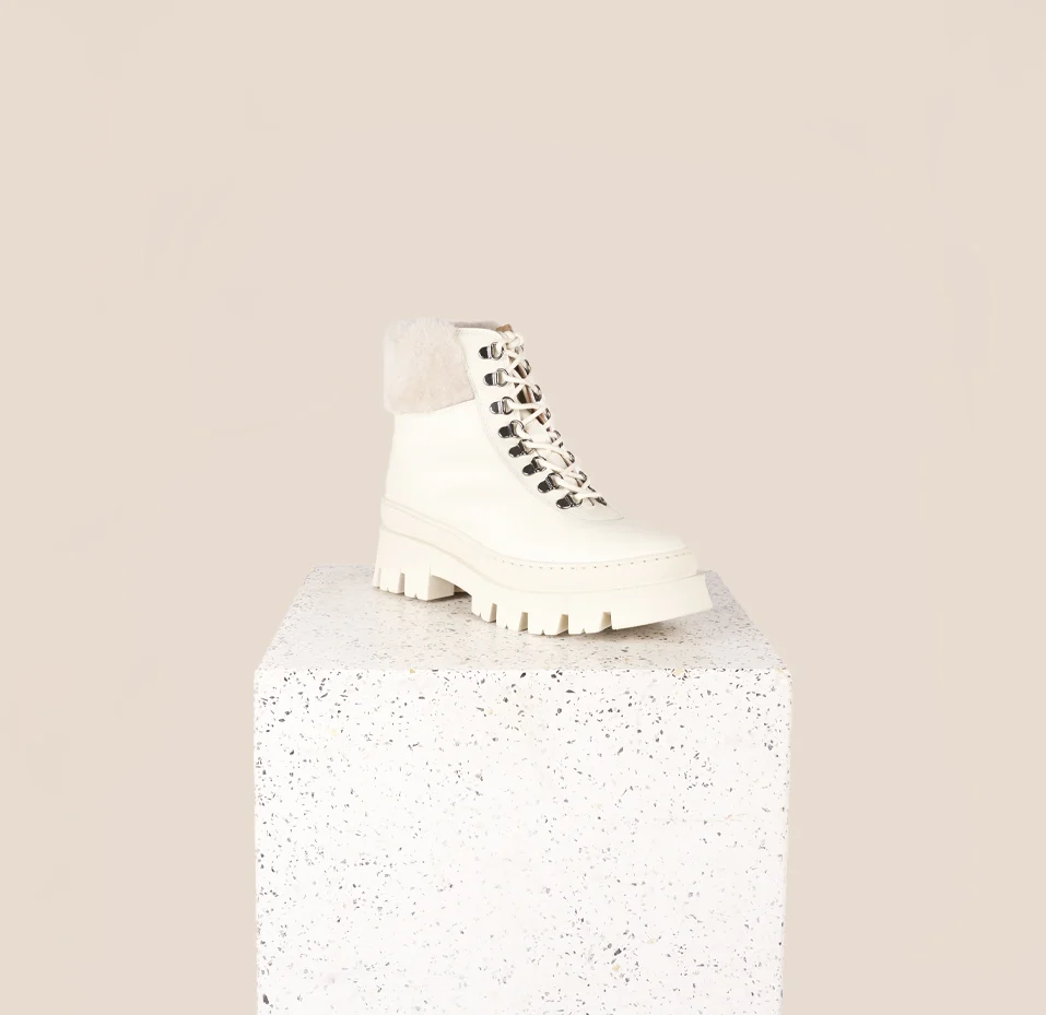 Moena - Oat Leather/Shearling - Image 4