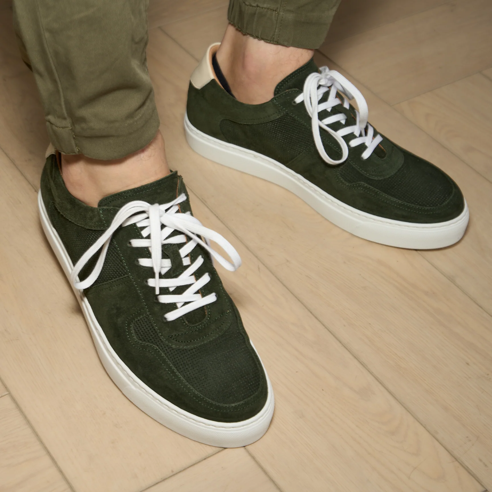 Palermo - Army Green Suede - Image 3