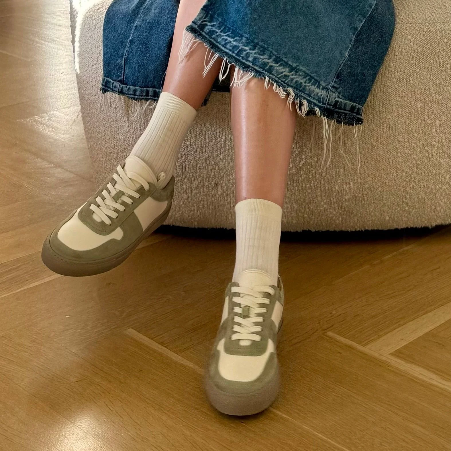 Palermo Sneaker - Seafoam/White - Image 3