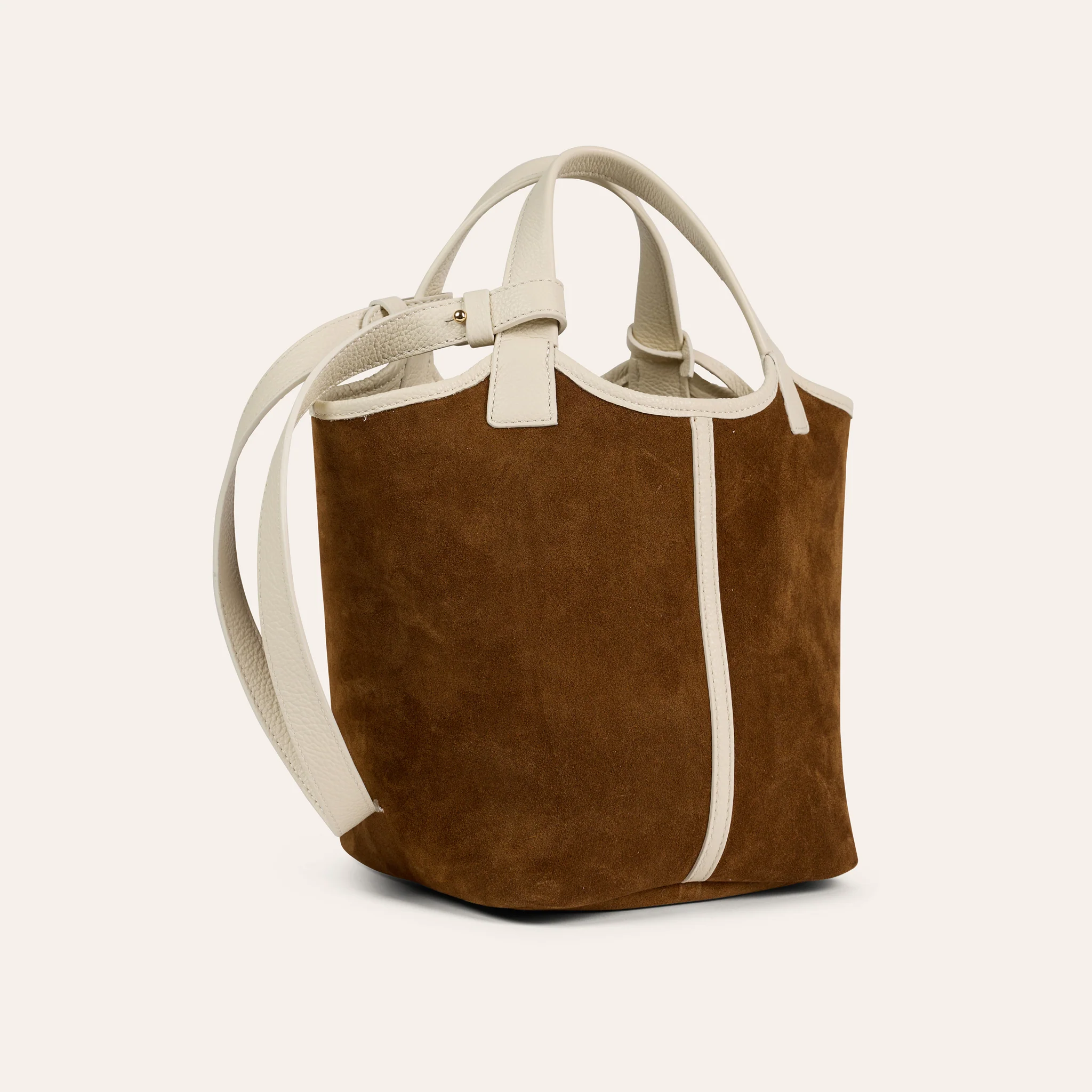 Portofino-Ivory/Amaretto Suede - Image 8