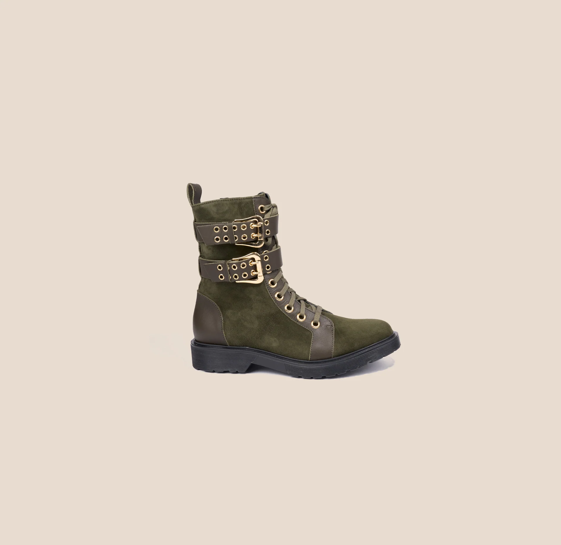 Savona - Army Green Suede - Image 2