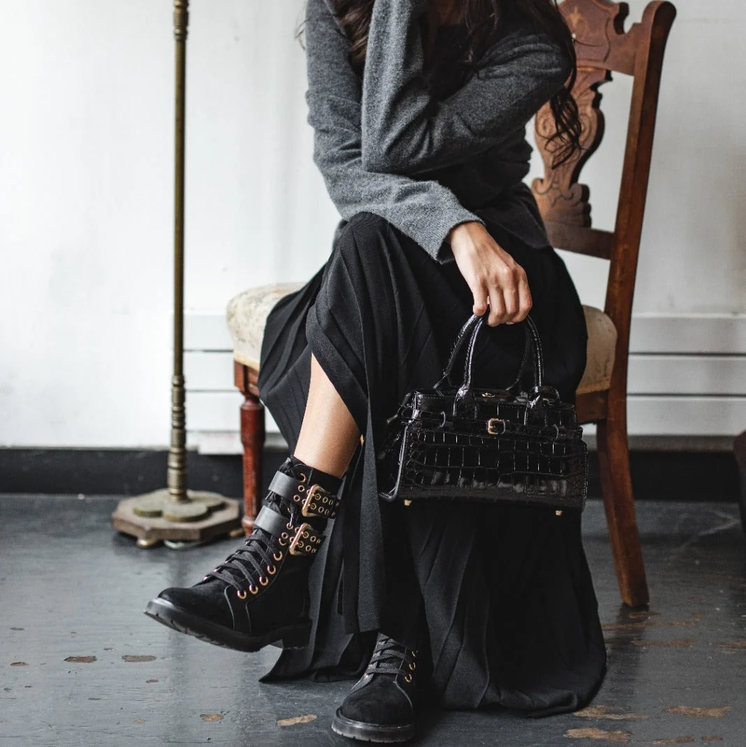 Savona - Black Suede - Image 3
