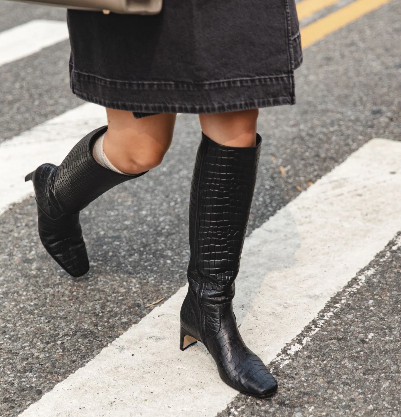 Stella - Black Croc - Image 3